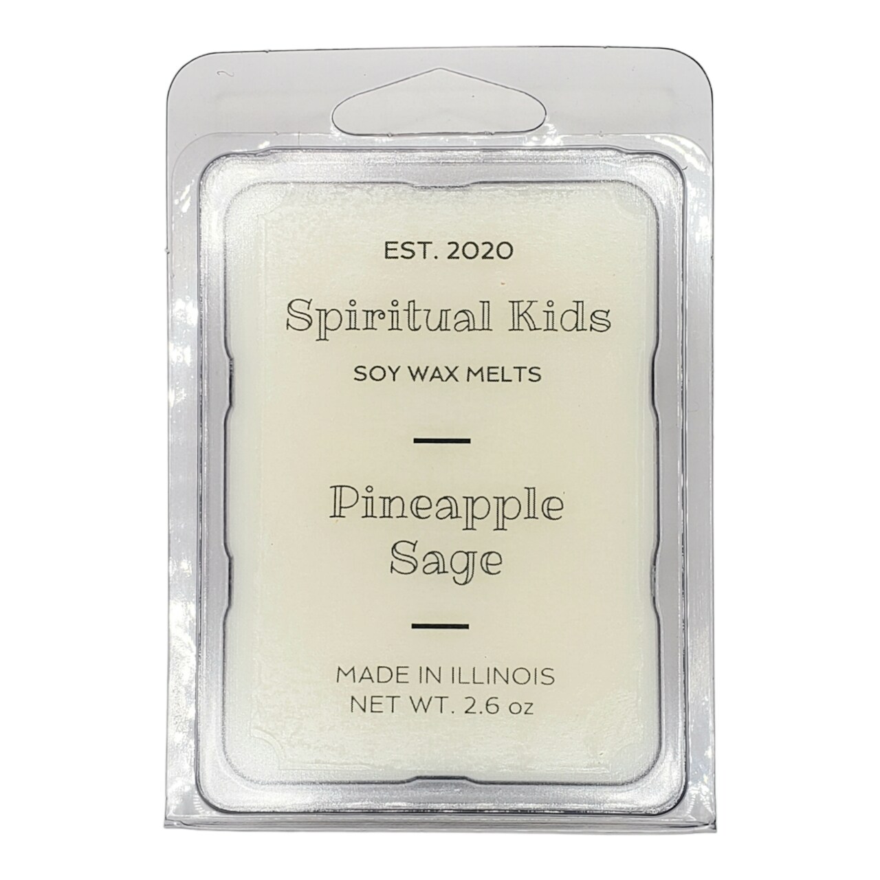 Pineapple & Sage Natural Soy Wax Melts 2.6oz 6ct Hand Poured with Fragrant/Essential Oils!